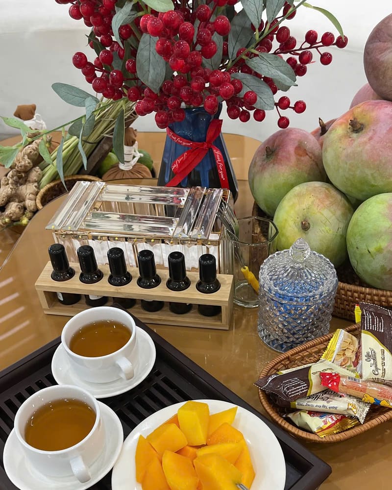 망고 & 허브차